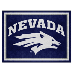 Nevada Wolfpack 8ft. x 10 ft. Plush Area Rug