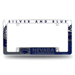 Nevada Wolfpack All Over Chrome Frame