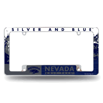 Nevada Wolfpack All Over Chrome Frame