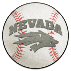 Nevada Wolfpack Baseball Rug - 27in. Diameter