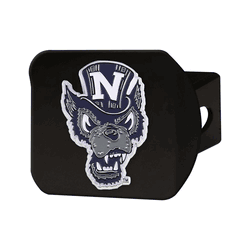 Nevada Wolfpack Black Metal Hitch Cover - 3D Color Emblem