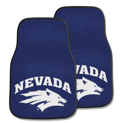 Nevada Wolfpack Front Carpet Car Mat Set - 2 Pieces