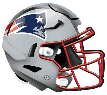 New England Patriots 12in Authentic Helmet Sign