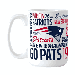 New England Patriots 15oz Spirit Sublimated Mug