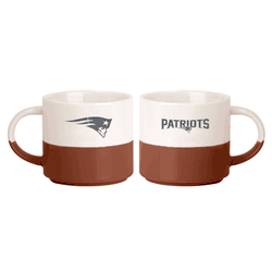 New England Patriots 15oz Walmart Holiday Stackable Mug Set
