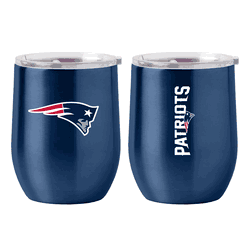 New England Patriots 16oz Gameday Stainless Curved Beverage