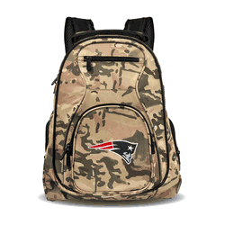 New England Patriots 19" Premium Laptop Backpack, Camo