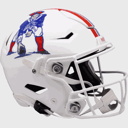 New England Patriots 1982 to 1989 SpeedFlex Full Size Throwback Football Helmet