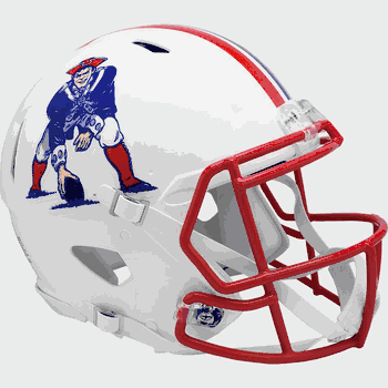 New England Patriots 1990 to 1992  Authentic Speed Full Size Throwback Football Helmet