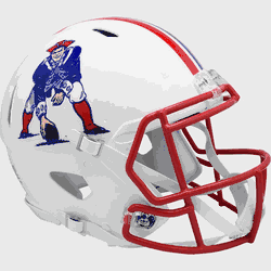 New England Patriots 1990 to 1992  Authentic Speed Full Size Throwback Football Helmet