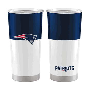 New England Patriots 20oz Colorblock Stainless Tumbler