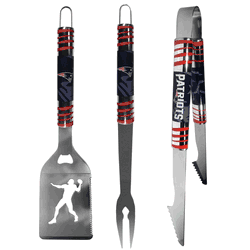 New England Patriots 3 pc Tailgater BBQ Tools