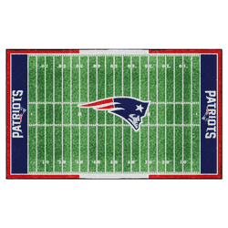 New England Patriots 6 ft. x 10 ft. Plush Area Rug