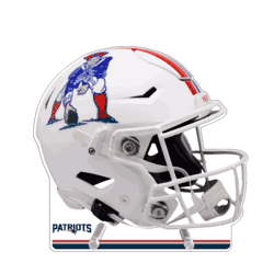 New England Patriots Acrylic Standee, Throwback Helmet