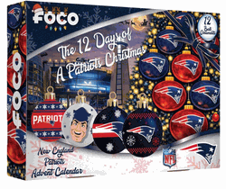 New England Patriots Advent Calendar Ball Ornament