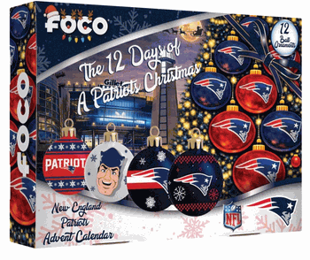 New England Patriots Advent Calendar Ball Ornament