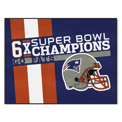 New England Patriots All-Star Rug - 34 in. x 42.5 in. Plush Area Rug