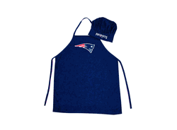 New England Patriots Apron and Chef Hat Set