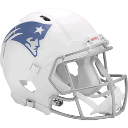 New England Patriots Authentic Speed Full Size Football Helmet 2025 Rivalries Collection
