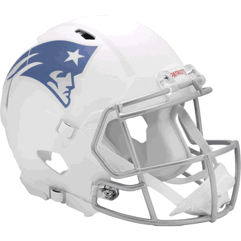 New England Patriots Authentic Speed Full Size Football Helmet 2025 Rivalries Collection
