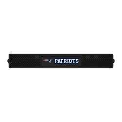 New England Patriots Bar Drink Mat - 3.25in. x 24in.