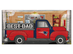 New England Patriots Best Dad Truck 6x12 Sign
