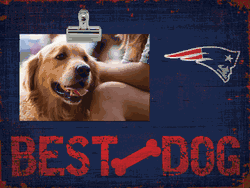 New England Patriots Best Dog Clip Frame