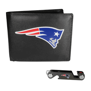 New England Patriots Bi-fold Wallet & Key Organizer