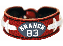 New England Patriots Bracelet Classic Jersey Deion Branch Design CO