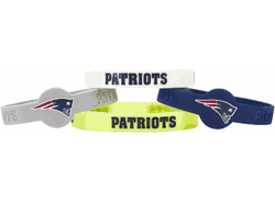 New England Patriots Bracelets 4 Pack Silicone