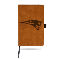 New England Patriots Brown - Primary Laser Engraved Small Notepad