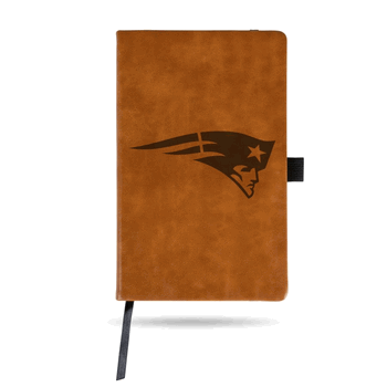 New England Patriots Brown - Primary Laser Engraved Small Notepad