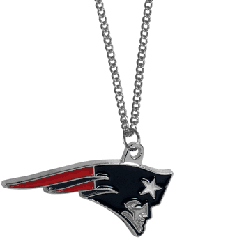 New England Patriots Chain Necklace with Small Charm