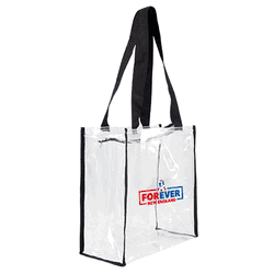 New England Patriots Clear Square Stadium Tote