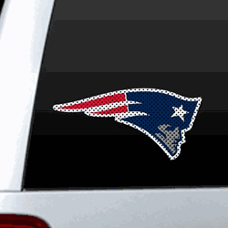 New England Patriots Diecut Window Film