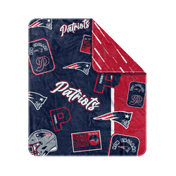 New England Patriots Dream Weave Throw 50x60