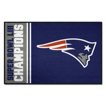 New England Patriots Dynasty Starter Mat Accent Rug - 19in. x 30in., 2019 Super Bowl LIII Champions