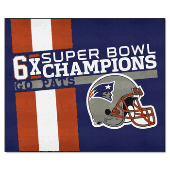 New England Patriots Dynasty Tailgater Rug - 5ft. x 6ft.