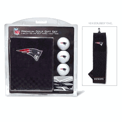 New England Patriots Embroidered Towel Golf Gift Set