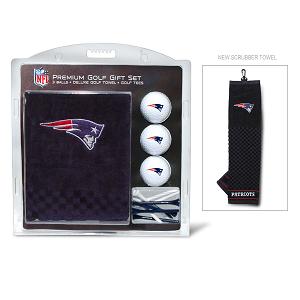 New England Patriots Embroidered Towel Golf Gift Set