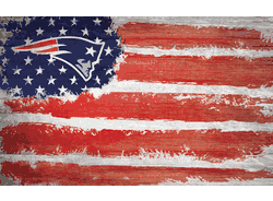 New England Patriots Flag 11x19.