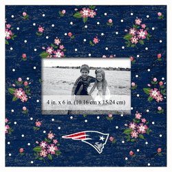 New England Patriots Floral 10x10 Frame