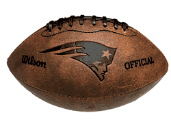 New England Patriots Football - Vintage Throwback - 9 Inches
