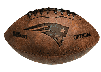 New England Patriots Football - Vintage Throwback - 9 Inches