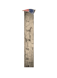 New England Patriots Growth Chart Sign 6x36