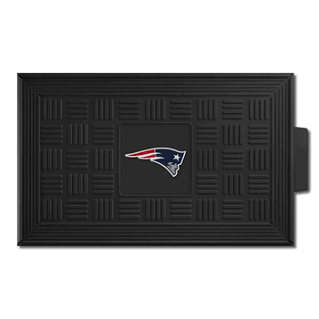 New England Patriots Heavy Duty Vinyl Medallion Door Mat - 19.5in. x 31in.