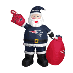 New England Patriots Inflatable Santa