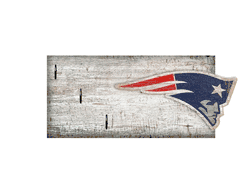 New England Patriots Key Holder 6x12