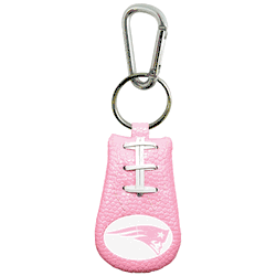 New England Patriots Keychain Pink Football CO