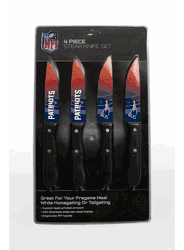 New England Patriots Knife Set - Steak - 4 Pack